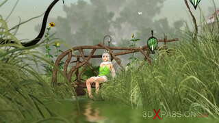 Халуун секс! Horny сайхан үлгэр болон gnome тосгонд