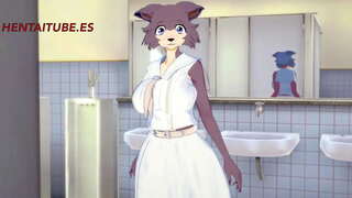 Beastars Hentai - Legosi jeung Juno sex di kamar mandi