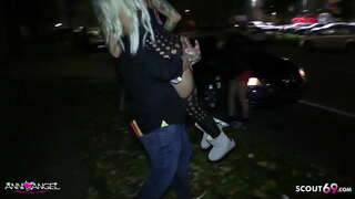 Pohoten vitko senzacija let v našem Angel Bareback v avto od Uporabnika zajebal