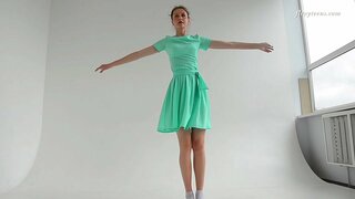 Super gymnast flexibilné balerína babe všetky